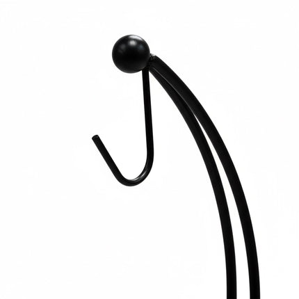 Black Metal Banana Stand – Fruit Holder for Kitchen