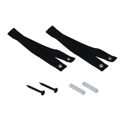 Black Metal Towel Ladder Rack with 6 Rungs