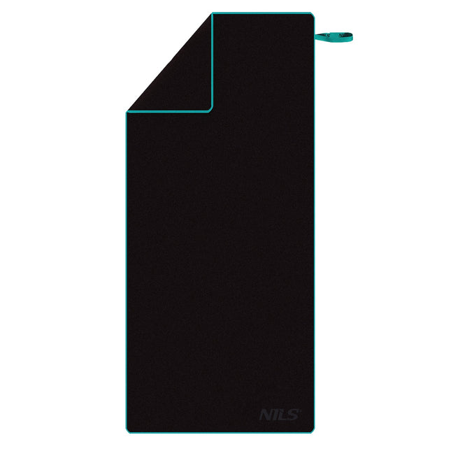 Black Microfibre Towel, 200x90 cm