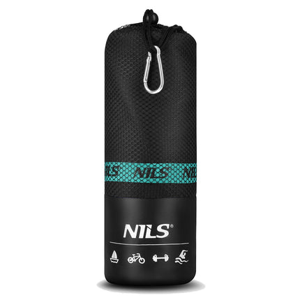Black Microfibre Towel, 200x90 cm