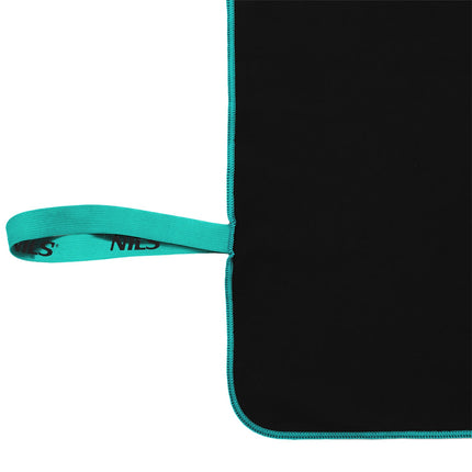Black Microfibre Towel, 200x90 cm