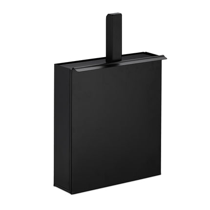 Black Narrow Ash Bucket with a Shovel