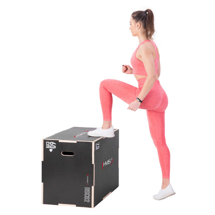 Black Plyometric Box for Chest Exercises