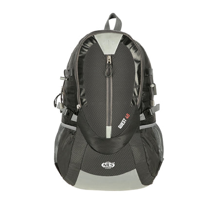 Black Quest Backpack, Durable and Spacious, Nils Camp