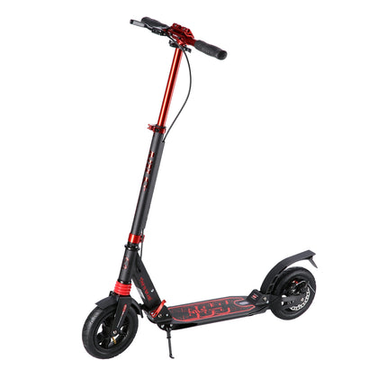 Black-Red Kick Scooter, Adjustable Height