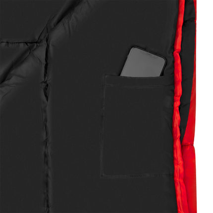 Black-Red Sleeping Bag, Lightweight, Compact
