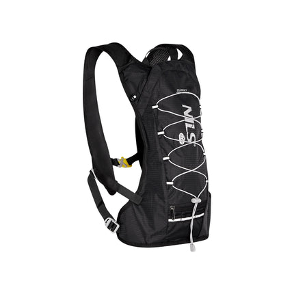 Black Running Backpack, Lightweight, Adjustable Straps