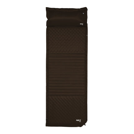 Black Self-Inflating Camping Mat, Compact & Portable