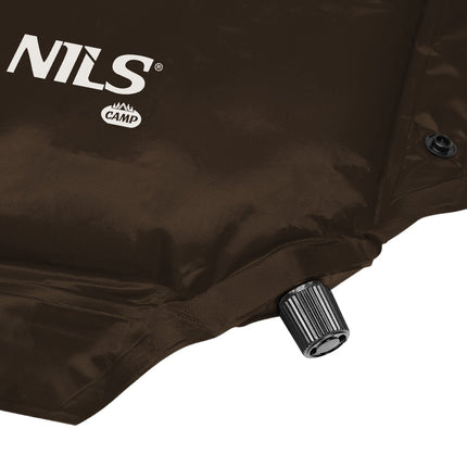Black Self-Inflating Camping Mat, Compact & Portable