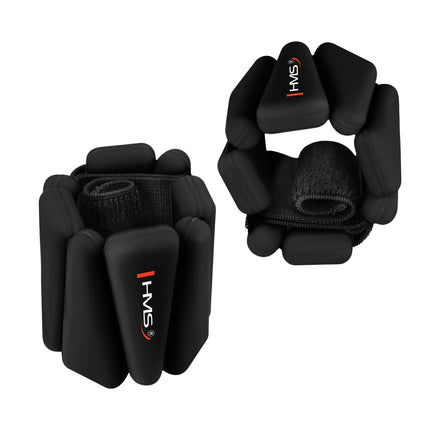 Black Silicone Ankle & Wrist Exercise Weights