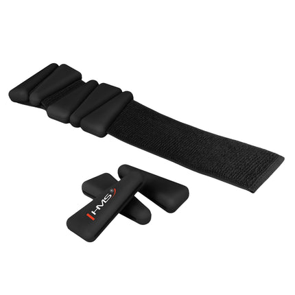 Black Silicone Ankle & Wrist Exercise Weights