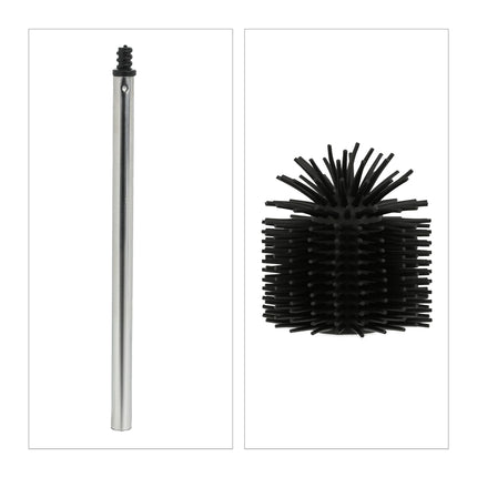 Black Silicone Toilet Brush