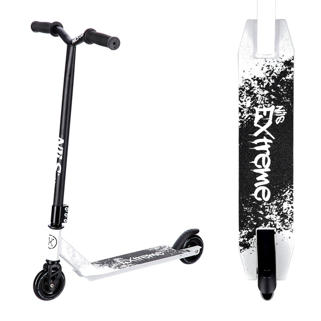 Black Stunt Scooter, High-Performance, Durable Design