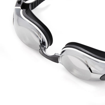 Black Swimming Goggles, Anti-Fog, UV Protection