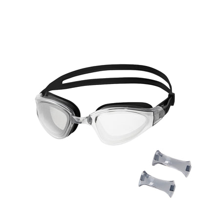 Black Swimming Goggles, Anti-Fog, UV Protection