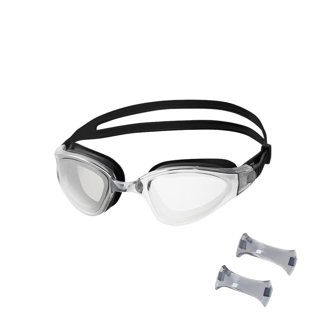 Black Swimming Goggles, Anti-Fog, UV Protection