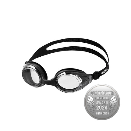Black Swimming Goggles, Anti-Fog, UV Protection