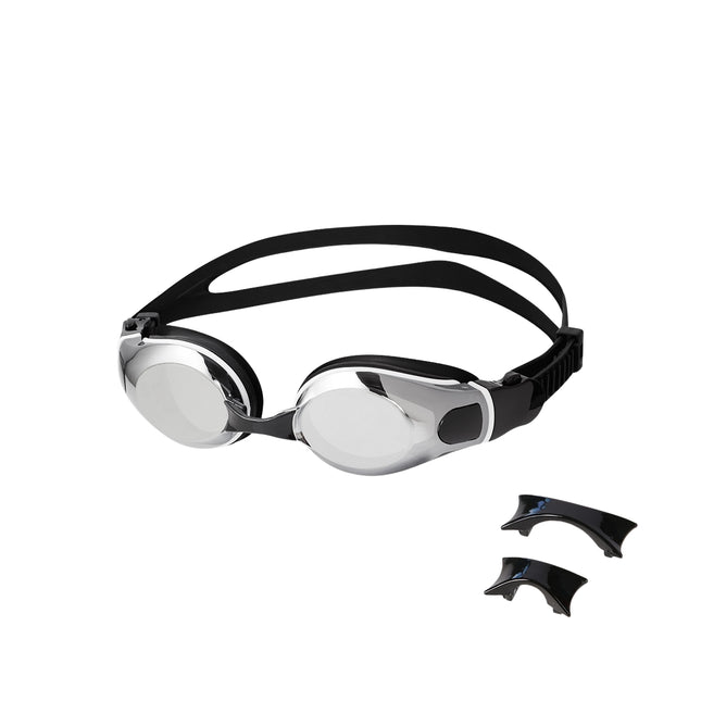 Black Swimming Goggles, Anti-Fog, UV Protection