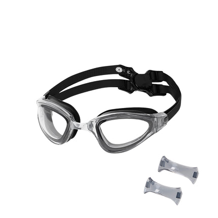 Black Swimming Goggles, Anti-Fog, UV Protection