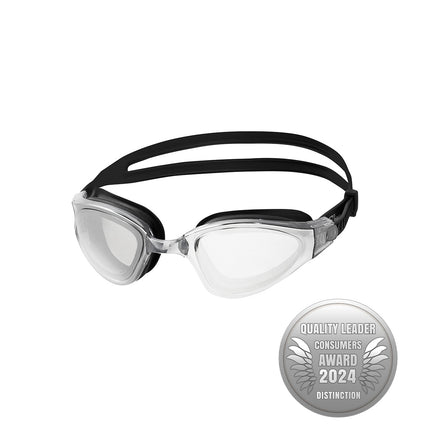 Black Swimming Goggles, Anti-Fog, UV Protection