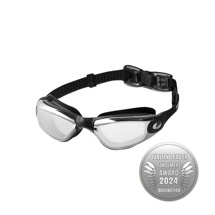 Black Swimming Goggles, Anti-Fog, UV Protection
