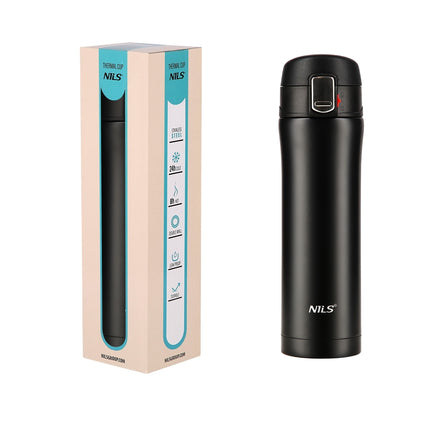 Black Thermal Cup, 10 oz, Insulated