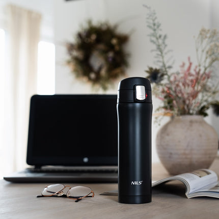 Black Thermal Cup, 10 oz, Insulated