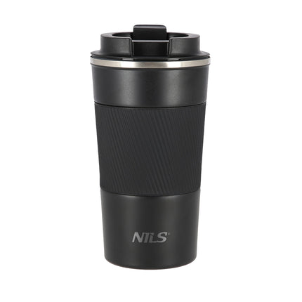 Black Thermal Cup, Insulated Stainless Steel, 9oz