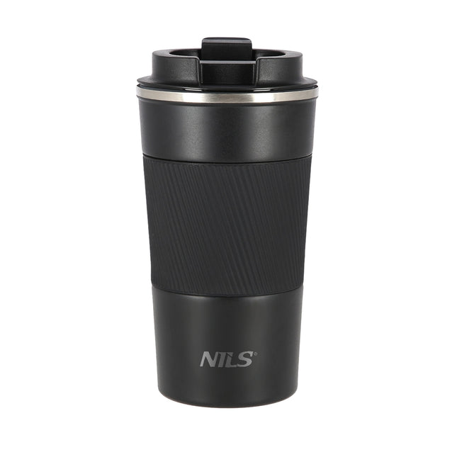 Black Thermal Cup, Insulated Stainless Steel, 9oz