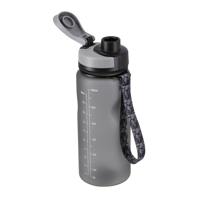 Zwarte Tritan waterfles, 740 ml inhoud