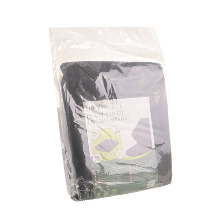 Black UV-Stabilized Weed Control Mat 1.6x20m 50g/m²