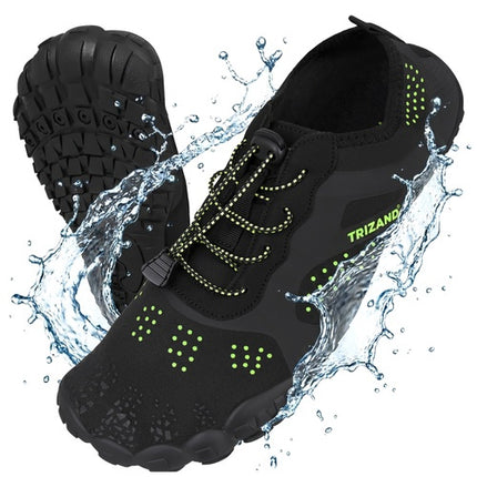 Black Water Shoes, Size 43, 5mm Anti-Slip Sole