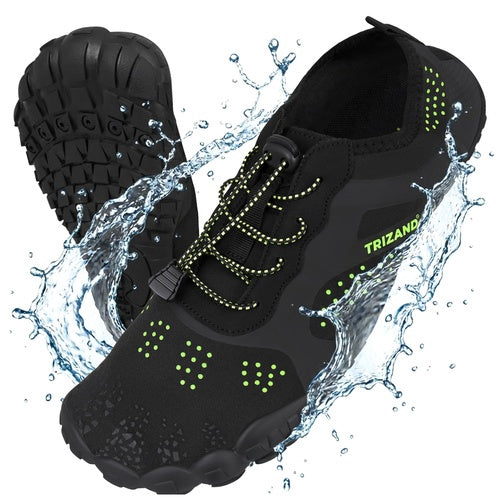 Black Water Shoes, Size 43, 5mm Anti-Slip Sole