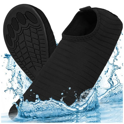 Black Water Shoes, Size 43, Non-Slip, Quick-Drying
