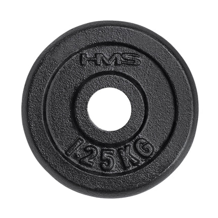 Black Weight Plate 1.25 kg – Durable Fitness Equipment