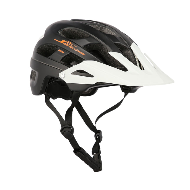 Black-White Size M (53-58 cm) Cycling Helmet