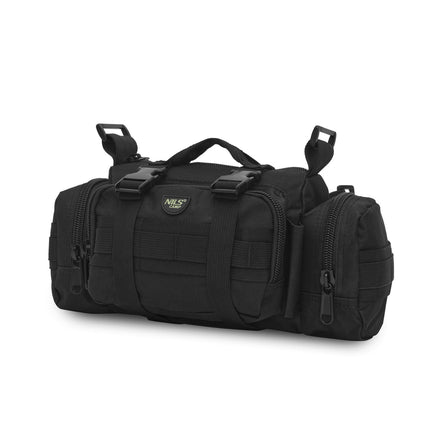 Black XL Hip Bag – Large Capacity, Durable Material