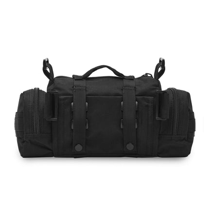 Black XL Hip Bag – Large Capacity, Durable Material