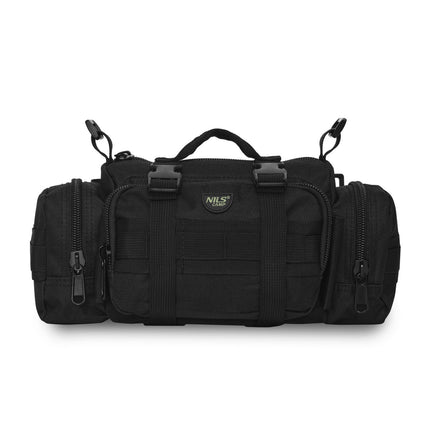 Black XL Hip Bag – Large Capacity, Durable Material