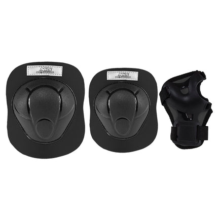 Black XS Protective Gear Set – Helmet, Pads, Guards