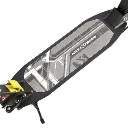 Black-Yellow Folding Scooter, Lightweight, Adjustable