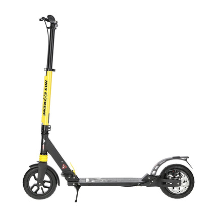 Black-Yellow Folding Scooter, Lightweight, Adjustable