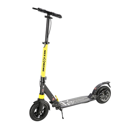 Black-Yellow Folding Scooter, Lightweight, Adjustable