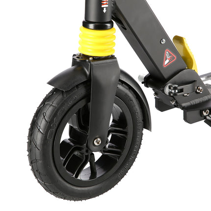 Black-Yellow Folding Scooter, Lightweight, Adjustable