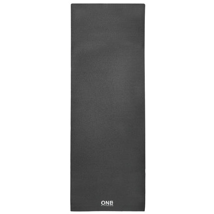 Black Yoga Mat, Non-Slip, 6mm Thickness