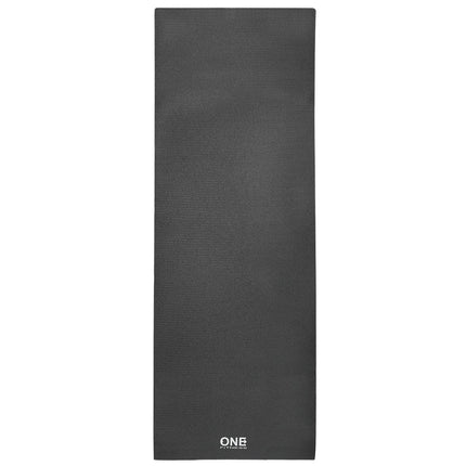Black Yoga Mat, Non-Slip, 6mm Thickness