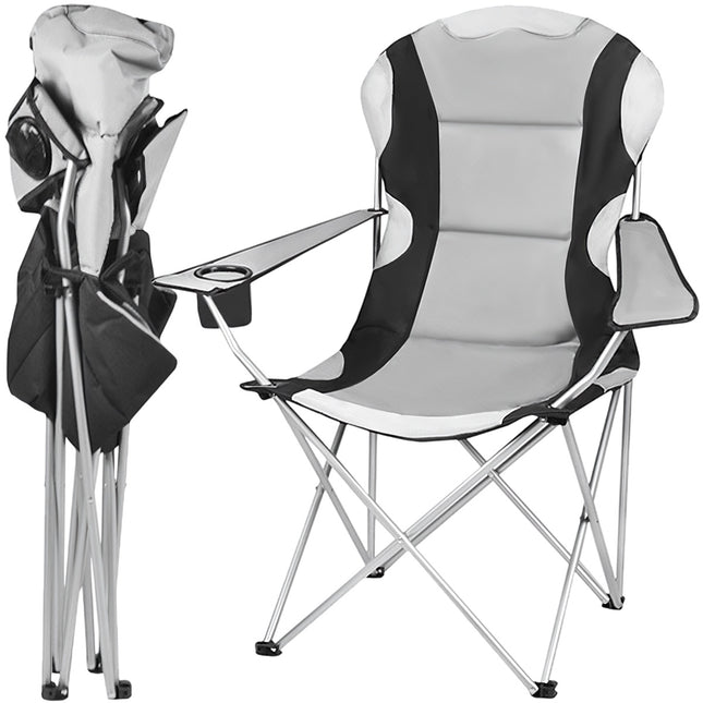 Black and gray fishing chair 23674