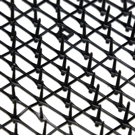 Black barbed wire