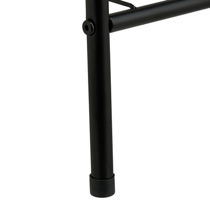Black clothes hanger 2 shelves