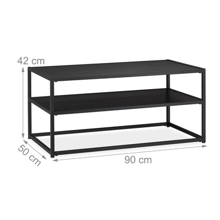 Black coffee table